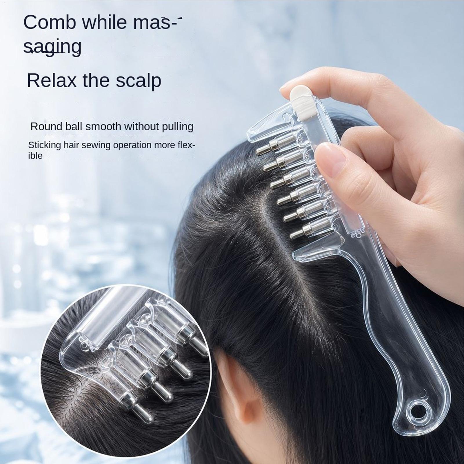 Hair Care Lotion - 휴대용 투명 헤어 뿌리 빗, 액체