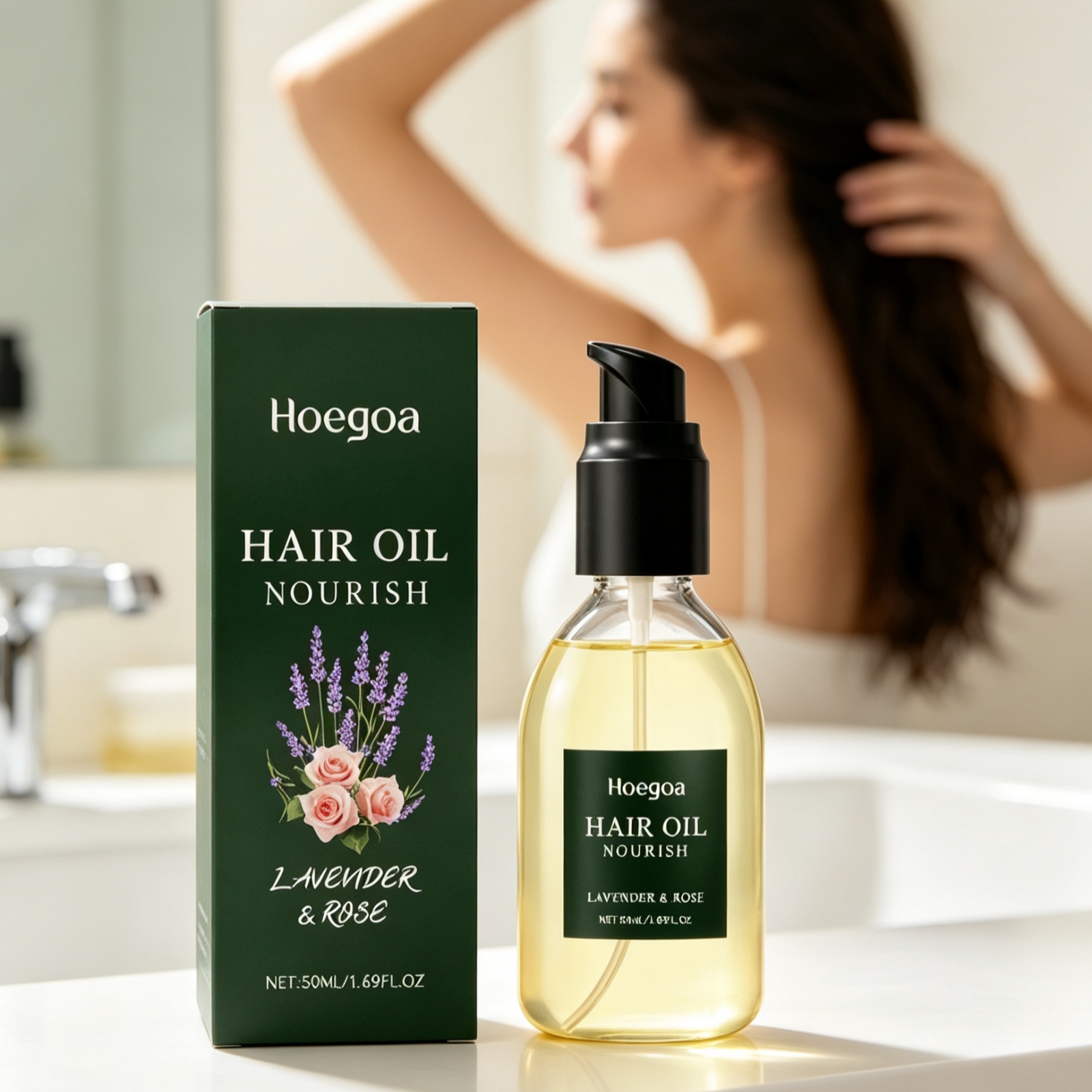 Hair Care Natural Ingredients - ﻿ 호에고라 라벤더 로즈 헤어 케어